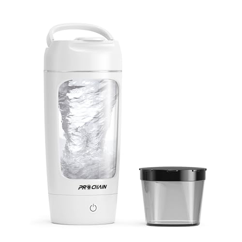PROCHAIN Electric Protein Shaker Bottle 22oz BPA-Free Tritan Mixer