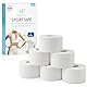 Health Press® Sporttape - 6 Tape Rollen (3,8cm x 10m) - Sporttape weiß - reißbares Profi Sport Tape - Sport Tapeverband für alle Sportarten