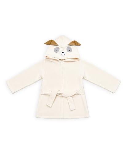 Mi Arcus Cotton Knitted Fullsleeves Hooded Bathrobe- Pink