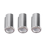 VILLCASE 3 Rollen Haarfärbefolie aus Aluminium für Dauerwellen und Strähnchen Hitzespeicherndes Friseurwerkzeug Silberfarbene Salonfolie für Professionelle Haarbehandlungen und Spa