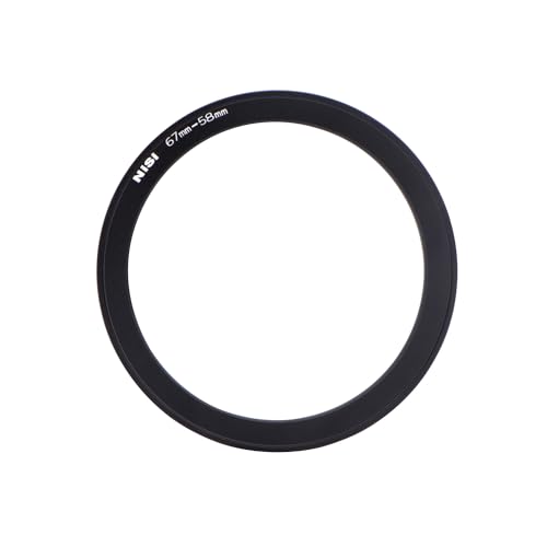 NiSi 67-58mm Step-Down Ring - Threaded Stepping Adapter, 67mm Male Lens Attachment to 58mm Female Filter and Accessory Thread