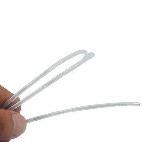 Cuerda de alambre de acero de nailon de 1 libra para cortacésped redondo 4