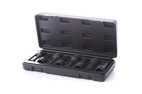 Image of Yato YT-1066 – 8pcs Tube Set Hex Bit Impact 1/2 "