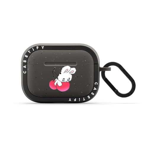 CASETiFY �o�E���X �P�[�X AirPods Pro �P�[�X(��1���� & ��2����) - Bunny on Cherry - �}�b�g�`���R�[��
