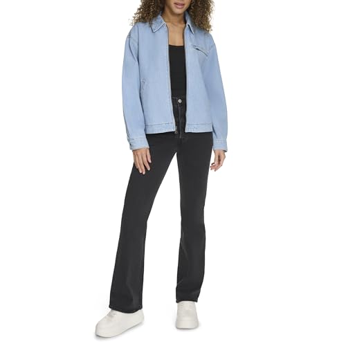 Image of Levi's Women's Zip Up Utility Jacket with Collar