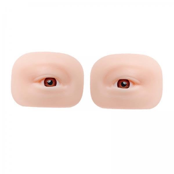 SAZ DEKOR® 5x5D Silicone Eye Model Durable Convenient Professional for Beginners Home Use|Makeup Box for Storage|Make Up, Cosmetic, Skincare Organiser for Women|-image-36