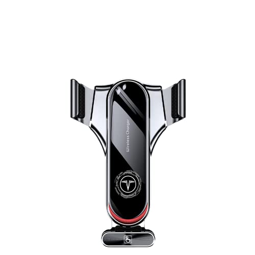 Wireless Car Charger, SUPERLIT 15W Qi Fast Charging Auto Clamping Car Charger Phone Mount Sturdy Air Vent Phone Holder for iPhone 11 Pro Max Xs, Samsung Galaxy S20+ Note 9, Universal (5)