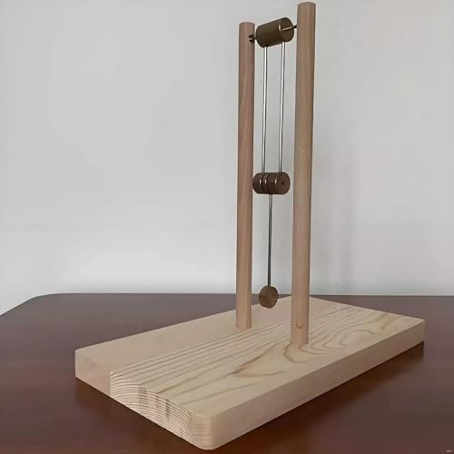 Double pendule pour bureau à domicile, décoration esthétique en bois