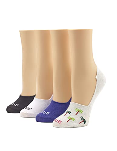 Image of HUE Women's Sneaker Liner Socks (4-Pack)