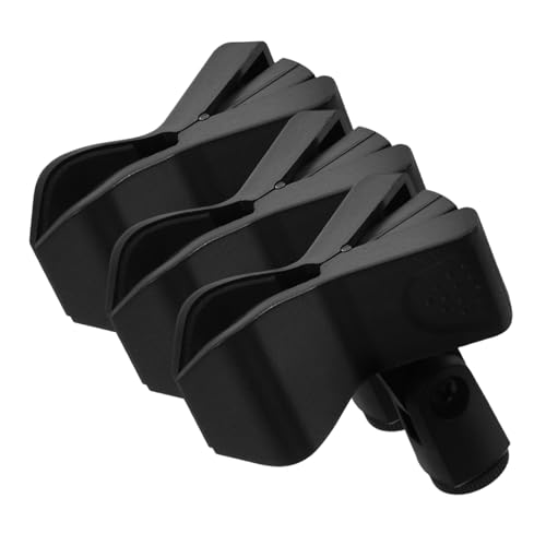 Cabilock 3pcs Microphone Clip Holder Mic Stand Adapter with Spring Clip for Optimal Sound Capture Compatible with Multiple Microphone Models for Musicians and Podcasters