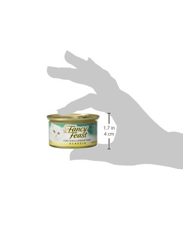 Purina 050000585687 Fancy Feast Seafood Classic Pate Collection Grain Free Wet Cat Food Variety Pack thumb #2