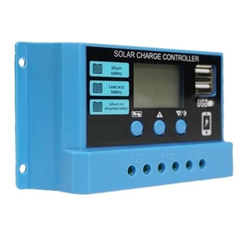 Controlador de carga solar LCD 10A para panel solar de menos de 200W 2