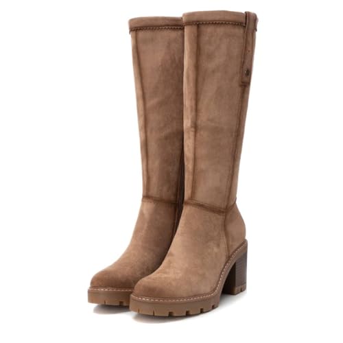 Refresh Para Mujer. 17212303-TAUPE Botas 172123 MarróN (36), 5 A 8Cm, Cremallera, Casual - 5