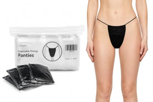 Image of Pack of 100 Disposable Thong Panties Spray Tanning Wraps