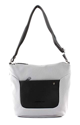 Mandarina Duck Camden P10VBT01, Bolso Bandolera para Mujer, Silver, 26x29x10 (L x H x W)