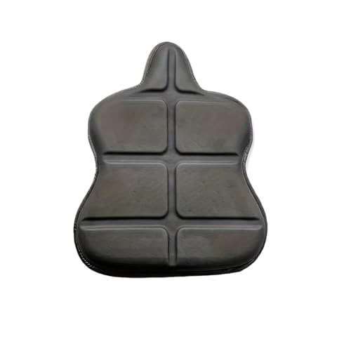Coussin passager selle de moto universel en cuir grand nid d'abeille