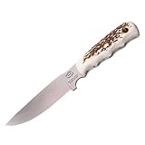 Knives of Alaska The Bush Camp 10 1/2' Stag Handle Fixed Blade Knife