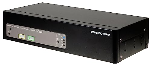 ConnectPRO UDP2-12AP Dual Monitor DisplayPort 1.4 KVM Switch (KVM Switch only)