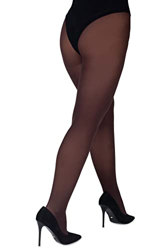 NYS - Medias gruesas y cómodas para mujer, 100 DEN, opacas, clásicas, lisas, multicolor, efecto 3D, para oficina, escuela, café S/M Cover