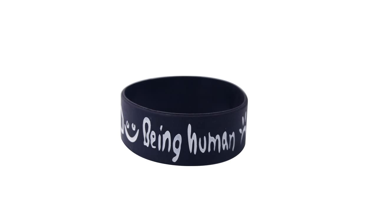 FashionFive Being Human Inspired, Trendy Black, Pack of 1 Silicone Wrist Accessories for Boys & Girls (FFB196) (B09RRM2RYR) Amazon Price History, Amazon Price Tracker