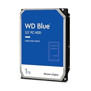Western Digital 1TB WD Blue PC Internal Hard Drive HDD – 7200 RPM, SATA 6 Gb/s, 64 MB Cache, 3.5″ – WD10EZEX