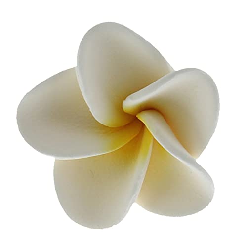 Global Sugar Art Tropical Frangipani Plumeria Sugar Cake Flowers, White