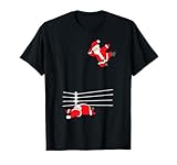 Lustige Weihnachtsmann Wrestler Geschenkidee