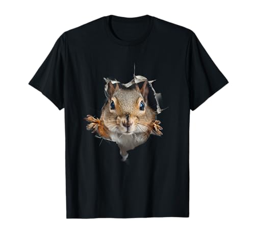 Design amusant d'écureuil mignon pour les amateurs d'écureuils T-Shirt
