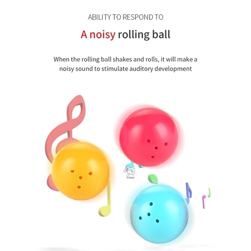 Image of Storio Cute Toys Monkeyball Drop Toy for Babies&Toddlers,Doll Heavy Plastic 5 Layer Tower Run with Swirling Ramps with 3 Rattle Balls,Best for Early Education&Development Toy Set for Kids(Multicolor)