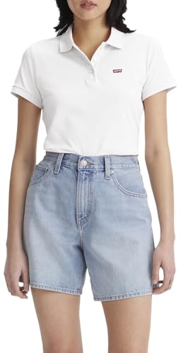 Levi's Polo Slim Housemark pour Homme, Blanc., L
