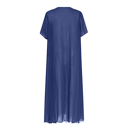 Iikey 2 Pezzi Abito Floreale Lungo, Abiti Boho