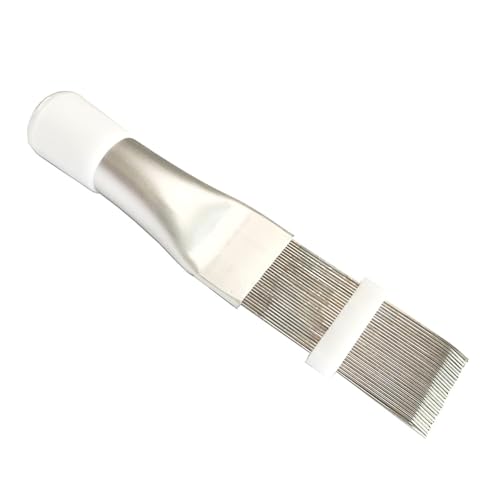 Herramienta De Limpieza De Aletas: Peine De Aire Acondicionado, Cepillo De Bobina De Acero, Limpiador De Aletas Múltiples Para La Reparación De HVAC | Kit De Mantenimiento Duradero Con Plumas Para El