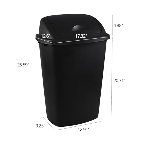 Caneca de basura rectangular 13 galones 4 unidades miniatura 5