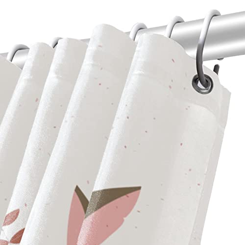 Rideau de douche imperméable lavable motif animaux de la forêt 152 x 183 cm