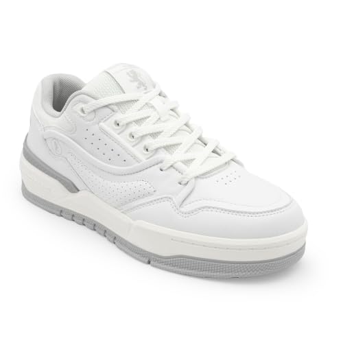 Image of Red Tape Low Cut Sneaker for Men in White Grey | Sneaker | White Grey | 10 UK