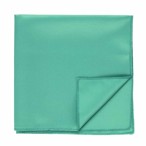 Image of tiemart Solid Color Pocket Squares for Men | For Suits, Perfect for Wedding Parties, 12 x 12 inch / 30 x 30 cm