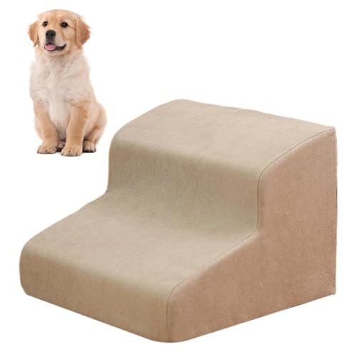 登山用のペットの階段、犬の階段 - 滑り止めの小さな犬のランプ - 洗える古い猫のはしご、家、車、旅行用の取り外し可能なペット用品