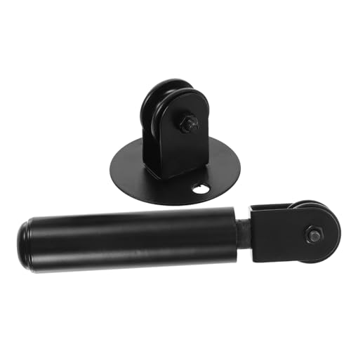 Poulie de suspension pour lustres et fixation de plafond avec crochets noirs