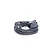 Produktbild as - Schwabe Gummi-Verlängerungsleitung  5 m Kabel mit Schutzkontaktstecker, Schutzkontaktkupplung inkl. Schutzkappe ­ 230 V / 16 A Verlängerungskabel  IP44  Made in Germany  Schwarz, 60372