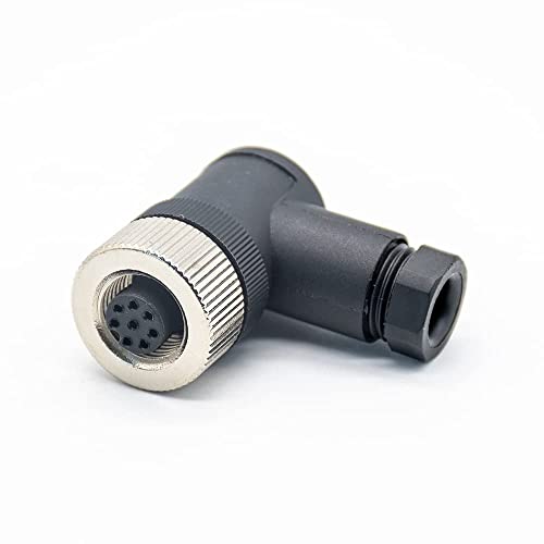 Uonecn Câble D'alimentation Ethernet M12 8 Broches X-Code Mâle Vers RJ45 Blindé Pour Caméra Industrielle Cognex 3 Mètres