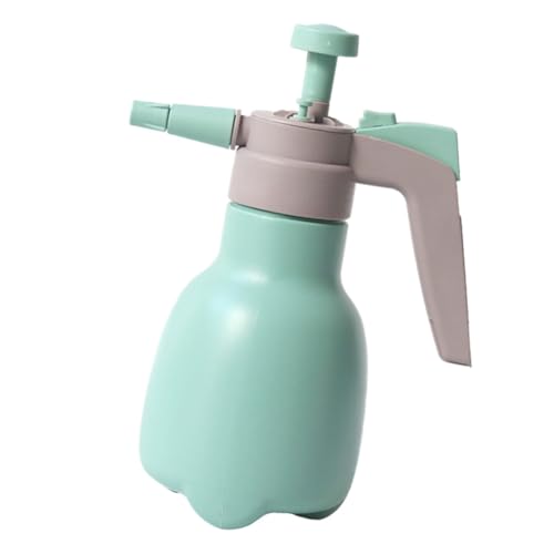 SHOWERORO Pulverizador Neumático de Jardinería 1l Color Verde Grisáceo, Botella Pulverizadora de Plástico Grueso Boquilla Ajustable para Riego y Limpieza Doméstica Reutilizable