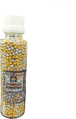 Marvino Silver & Golden Mixed Sprinkels 1&3 for Decorating Cakes,Icecream, Pastries (100gm) Silver& Gold Mixed Sprinkles (100 g) Sprinkles (B0989R9WPV) Amazon Price History, Amazon Price Tracker