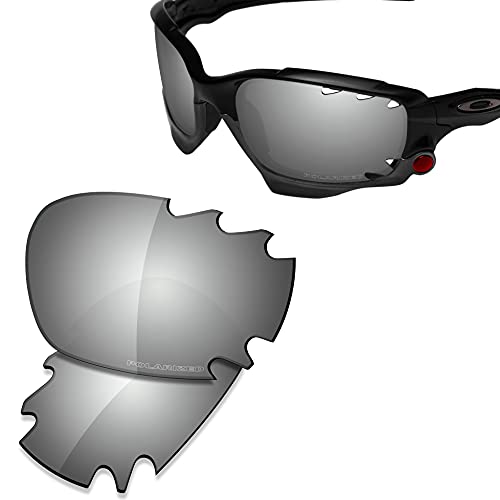 Image of SAUCER Premium Replacement Lenses & Rubber Kits for Oakley Jawbone Vented Racing Jacket (Low Bridge Fit) | UV400 Protection