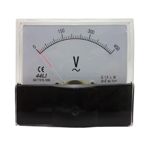 Voltmètre analogique 5V 44L1 boîtier plastique pour panneau