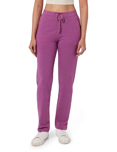 Image of Van Heusen Women's Cotton Lounge Pants | Drawstrings & Side Pockets | Cotton Stretch | Smart Tech Finish| Everyday Pyjamas | At Home Pyjamas | Style 55303