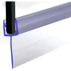 Paneles De Cristal VeeBath SEAL006-P Sello para Puerta de Ducha Tipo F, Vidrio de 4-6 mm hasta 16 mm, Transparente