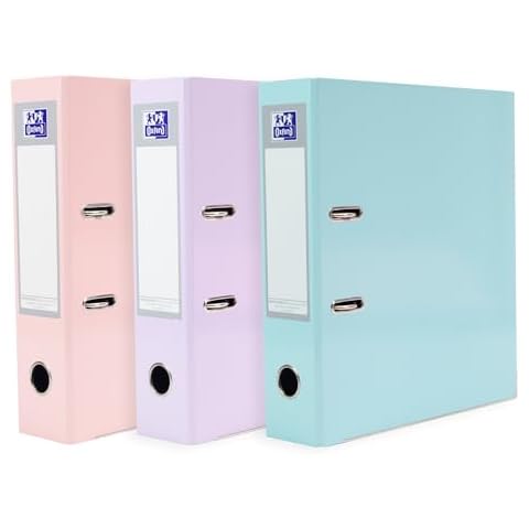Oxford A4 Lever Arch Files, Pack of 3 Cover