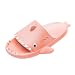 Kleinkind Sommer Strand Pool Slides Sliders Sandalen Kinder Kleinkind Jungen Mädchen Sommer Hausschuhe Niedlich Cartoon Hai rutschfeste Hausschuhe Kleinkinder Kinder Kissen Slides (Rosa, 8,5 Jahre)