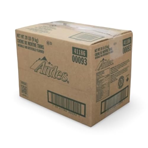 Andes Creme De Menthe Thins, 20-Pound Box