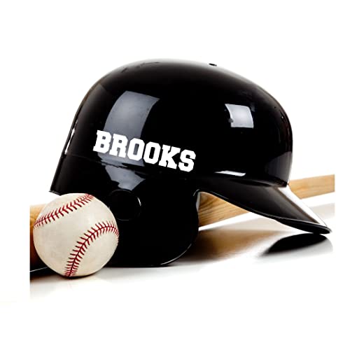 Custom Baseball Helmet Name Decal (4 inches)